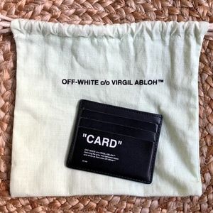 Off-White Card Holder Wallet